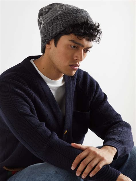 gucci wool jaquard hat boys